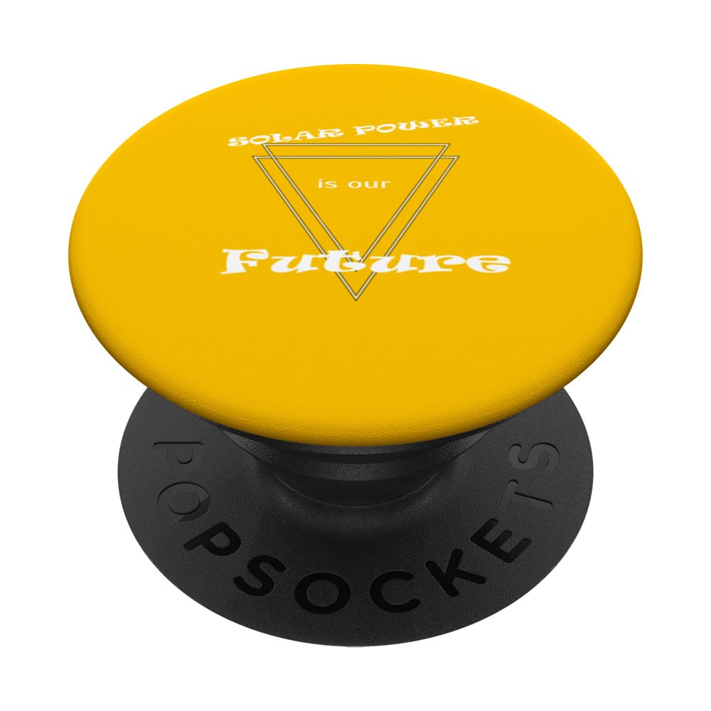 PopSockets Solar Power Photovoltaik Notstrom mit austauschbarem PopGrip