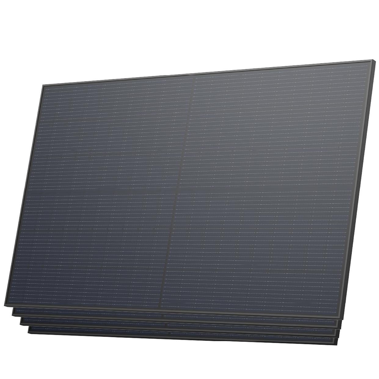 Solarway 445W Bifazial Full Black Glas/Glas Solarpanel n-type für Balkonkraftwerk